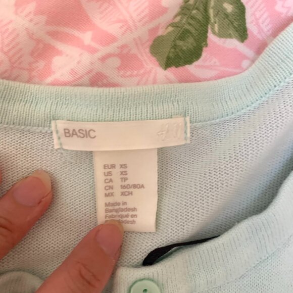 H&M Cotton Cardigan XS - Picture 3 of 4